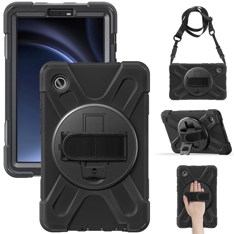 Iskunkestävä Hybridikuori Samsung Galaxy Tab A9 musta