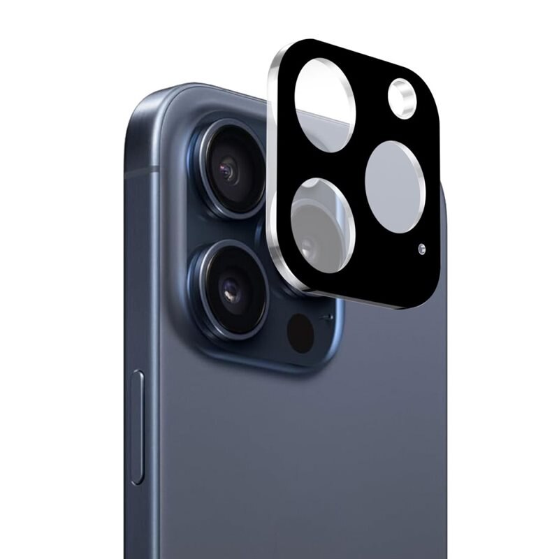 Hat Prince Panssarilasi Takakameroille iPhone 16 Pro musta