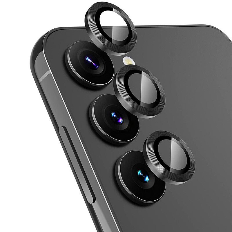 Hat Prince Panssarilasi Kameran Linssinsuojus alumiiniseos Samsung Galaxy A16 Musta