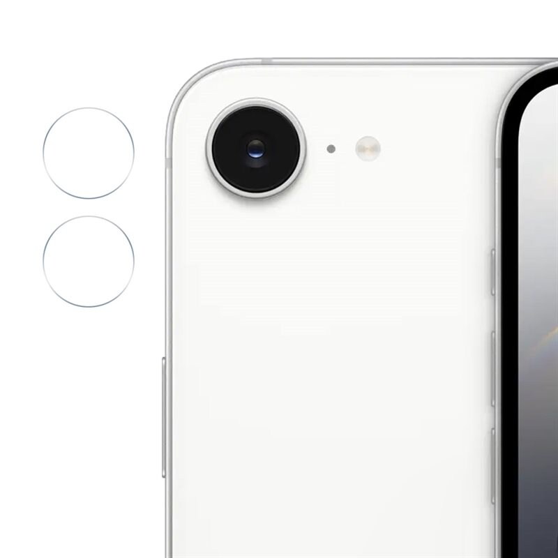 Hat Prince 0.2mm Panssarilasi Takakameroille iPhone 16e (2-pack)