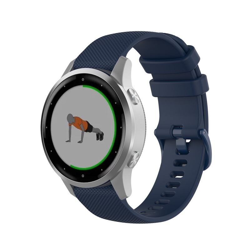 Silikoniranneke Garmin Vivoactive 4s Sininen