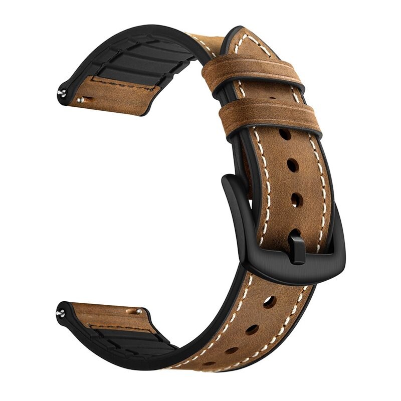 Premium Nahkaranneke Garmin Venu 2 Ruskea