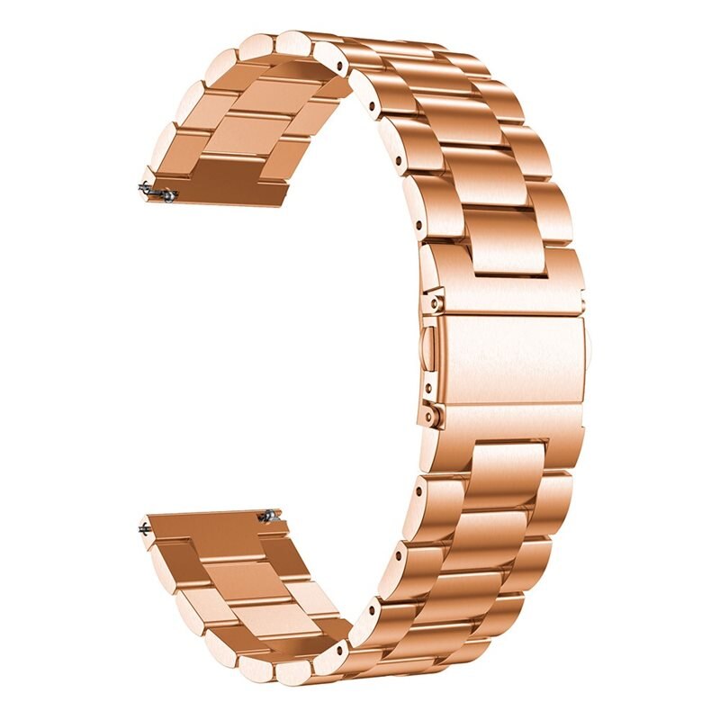 Metalliranneke Amazfit Bip 3 Pro/Bip 3 Ruusukulta