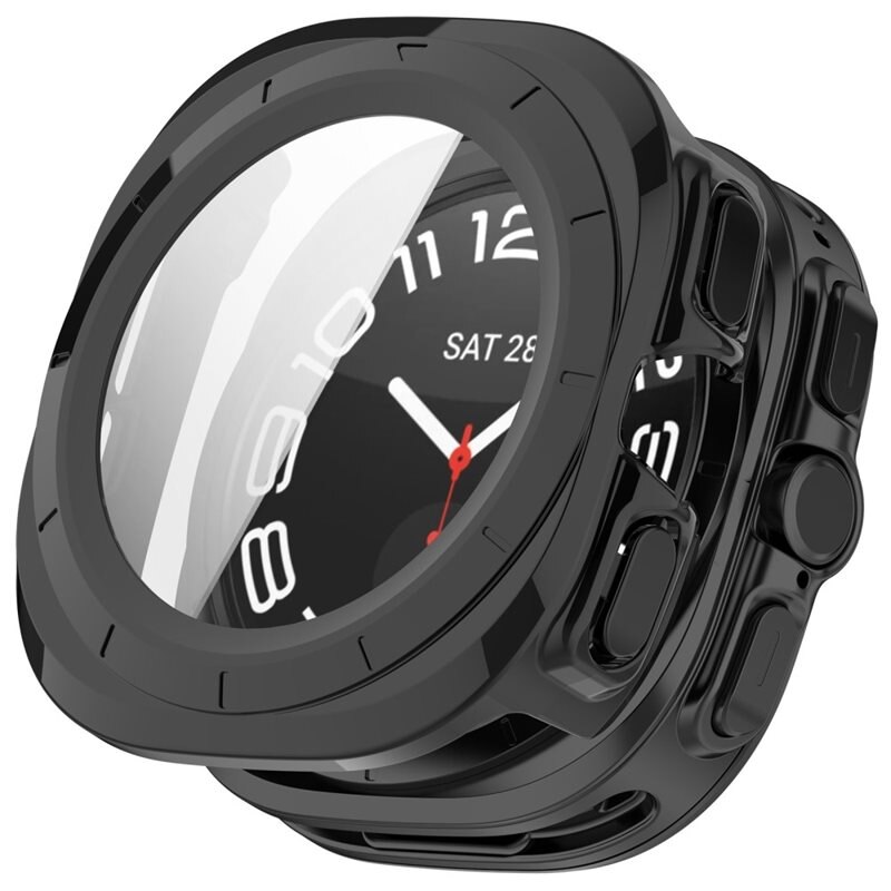 Full Cover Case Samsung Galaxy Watch Ultra 47mm Musta