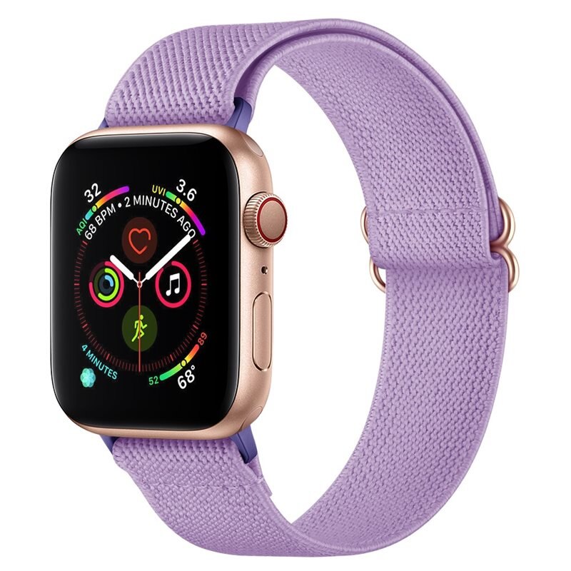 Nailonranneke Apple Watch Series 10 42mm Liila