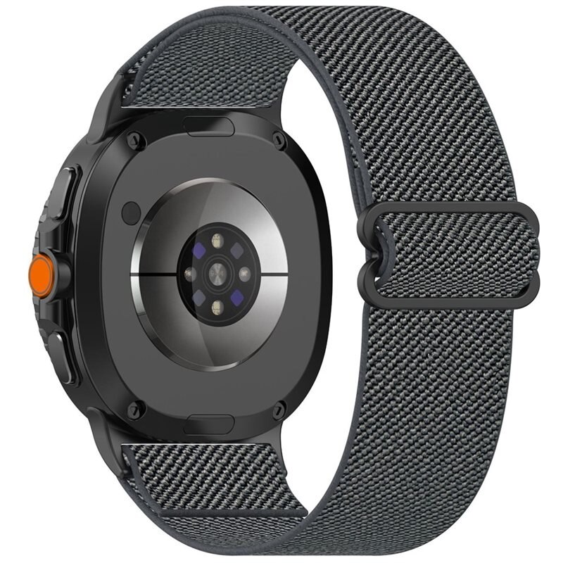 Nailonranneke Samsung Galaxy Watch Ultra (2025) Tummanharmaa