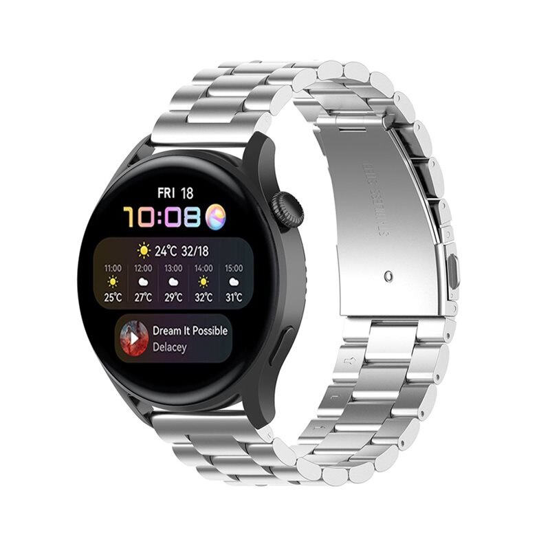 Metalliranneke Huawei Watch 3/Watch 3 Pro Hopea