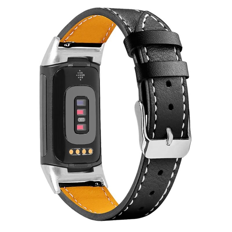 Nahkaranneke Fitbit Charge 6 Musta