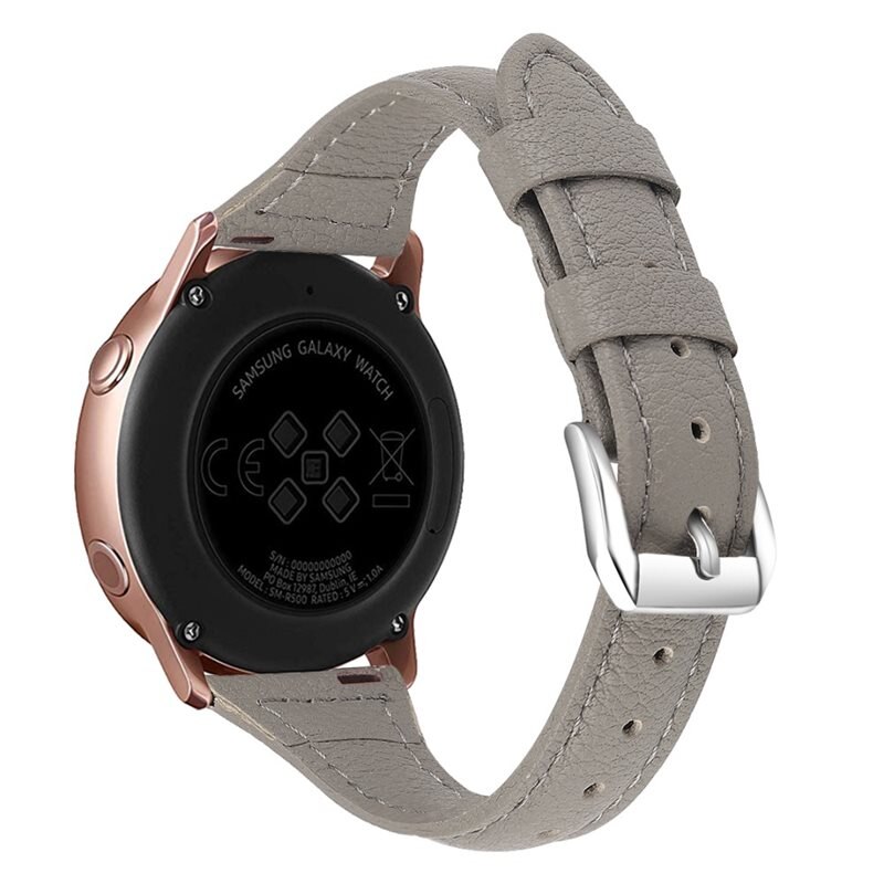 Slim Nahkaranneke Garmin Vivoactive 5 harmaa