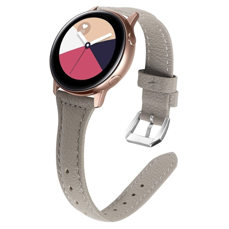 Slim Nahkaranneke Samsung Galaxy Watch 5 44mm Harmaa
