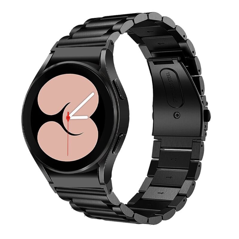 Full Fit Metalliranneke Samsung Galaxy Watch 6 Classic 47mm musta