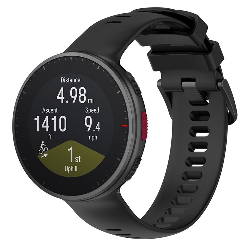 Silikoniranneke Polar Vantage V2 Musta