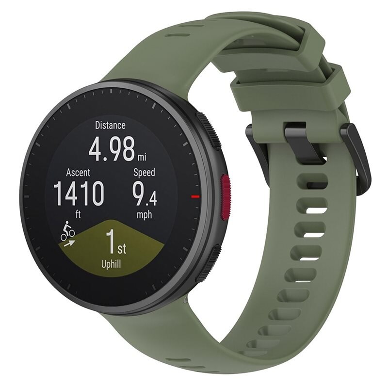 Silikoniranneke Polar Vantage V2 Vihreä
