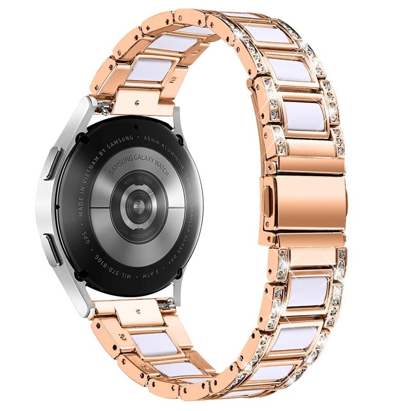 Diamond Bracelet Garmin Vivoactive 5 Rosegold Snow - Ranneke