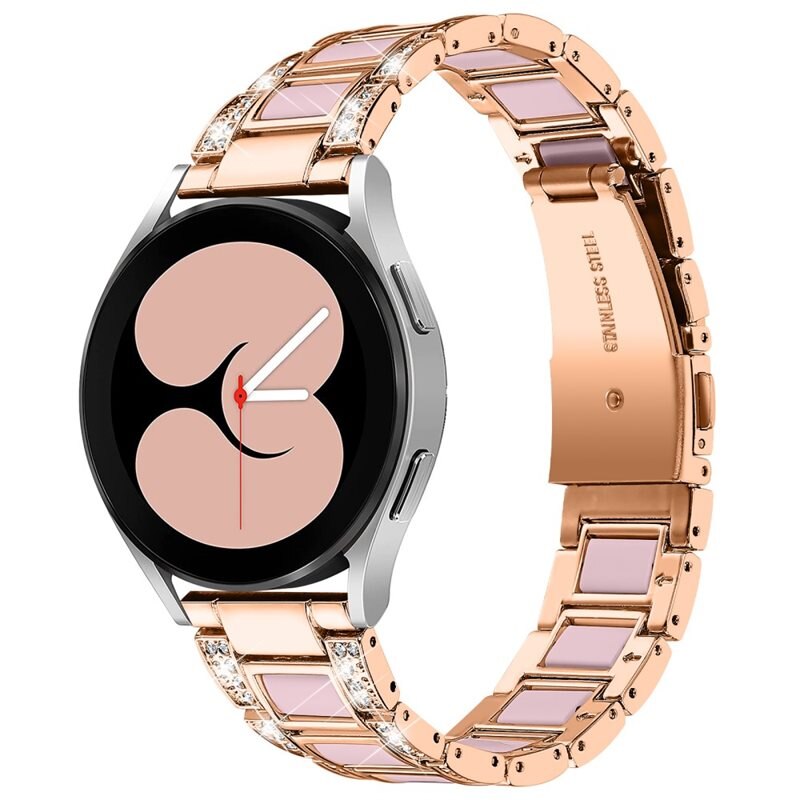 Diamond Bracelet Samsung Galaxy Watch 4 40mm Rosegold Rose - Ranneke