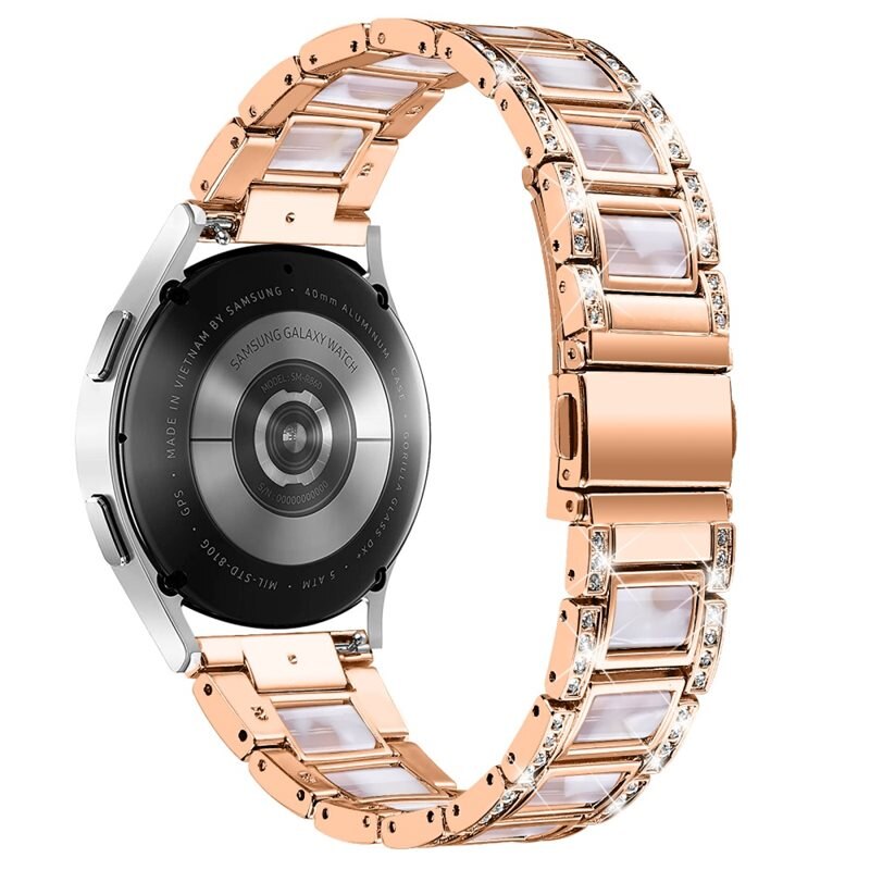 Diamond Bracelet Garmin Vivoactive 5 Rosegold Pearl - Ranneke