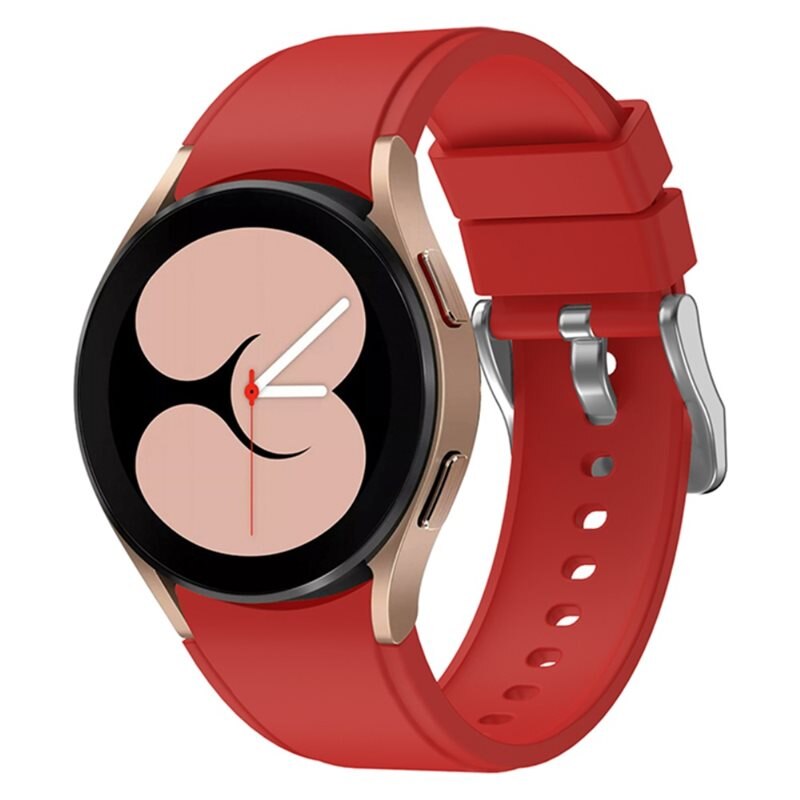Full Fit Silikoniranneke Samsung Galaxy Watch FE punainen