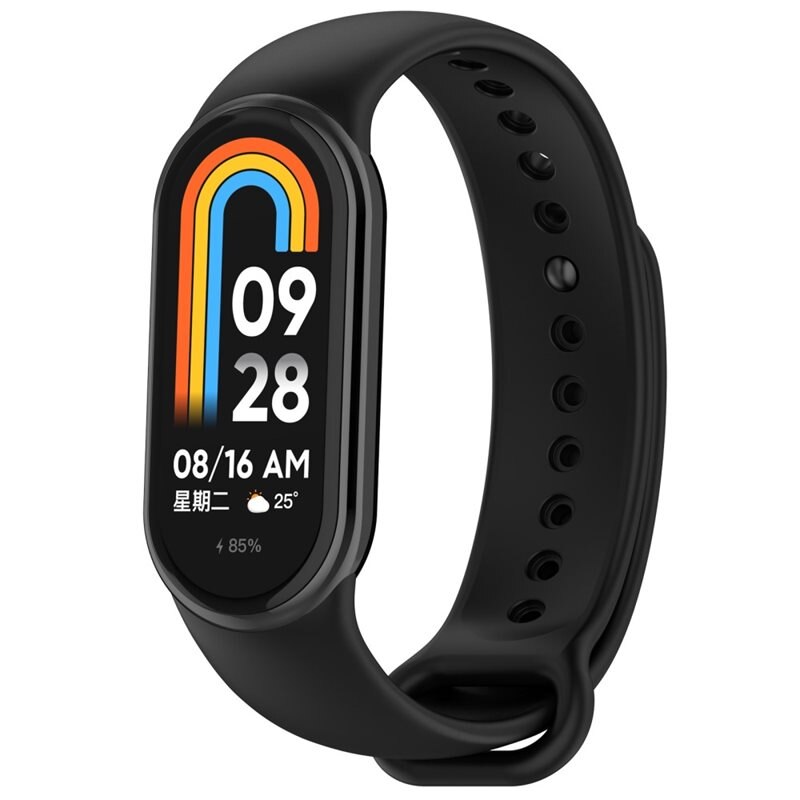 Silikoniranneke Xiaomi Mi Band 9 Musta
