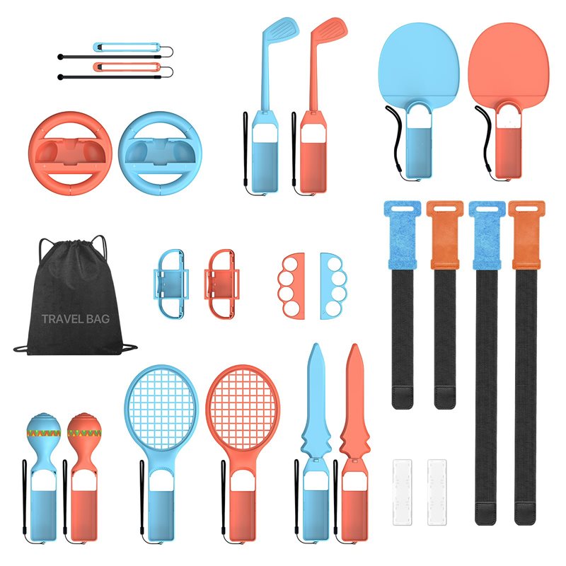 Dux Ducis Urheilutarvikesetti Nintendo Switch 2 sininen/punainen