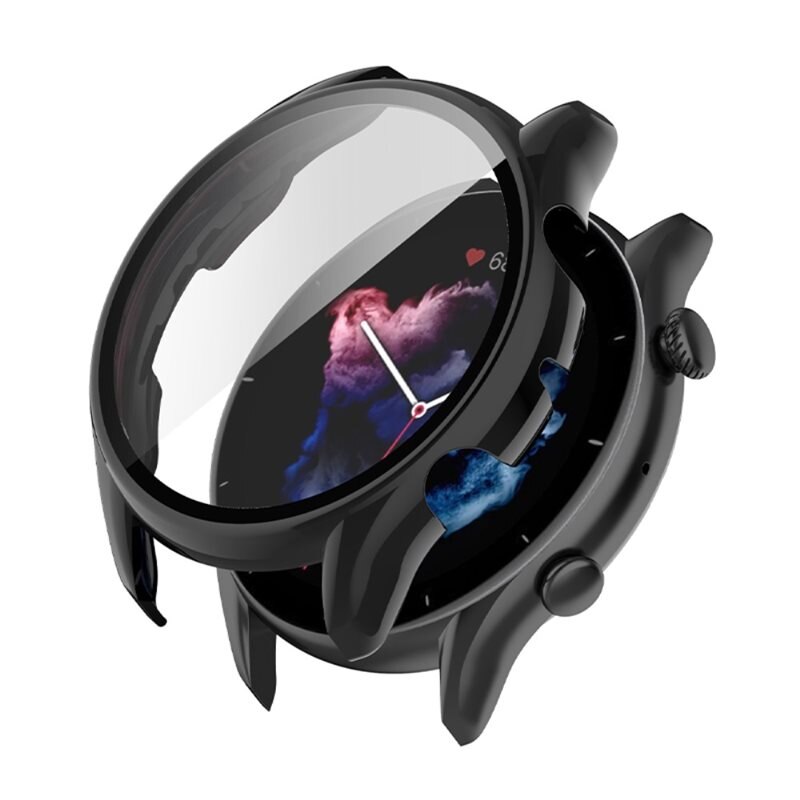Full Cover Case Amazfit GTR 3/GTR 3 Pro Musta