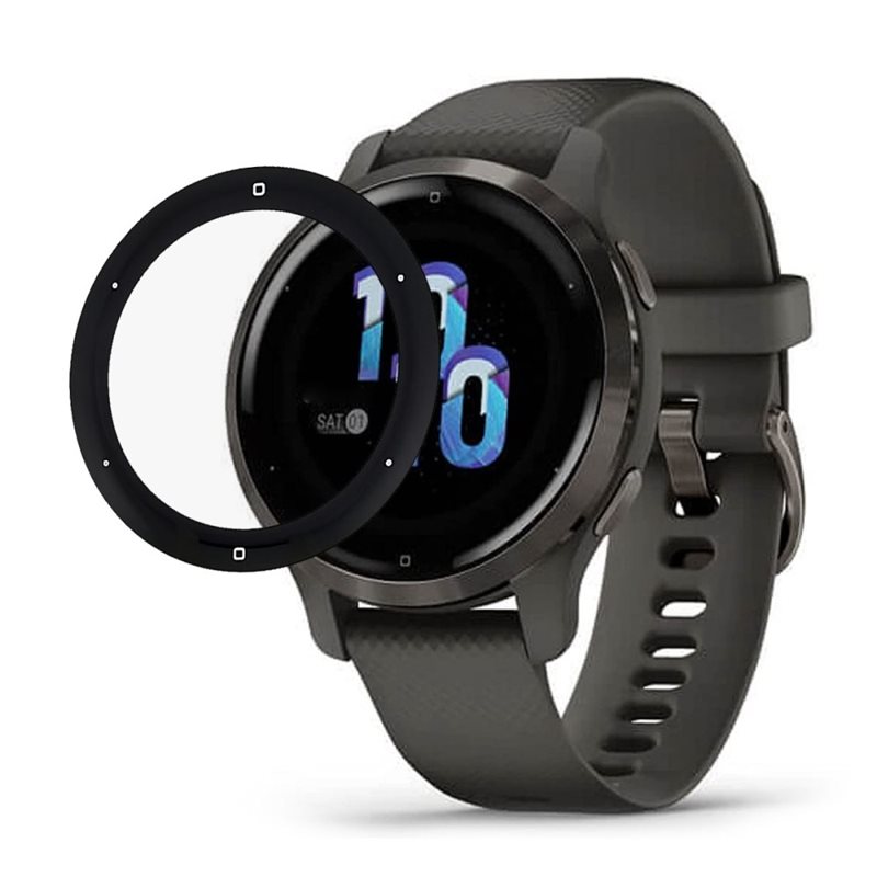 Pleksilasi Näytönsuoja Garmin Venu 2S musta