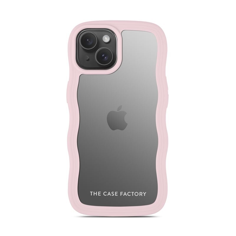 The Case Factory The Wave Case iPhone 13 Vaaleanpunainen