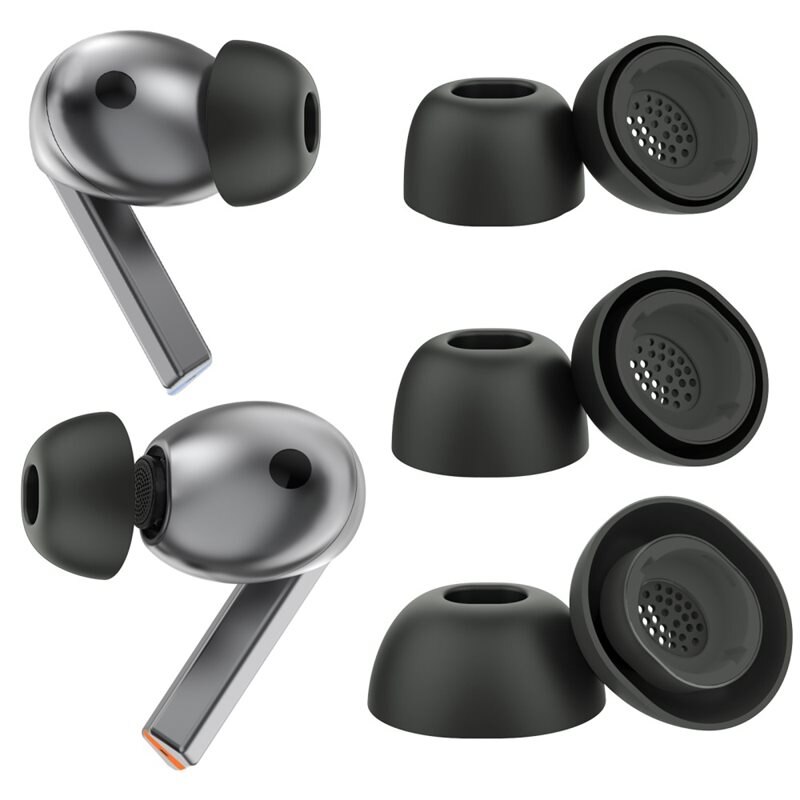 Ahastyle Ear Tips (3-pack) Samsung Galaxy Buds 3 Pro musta