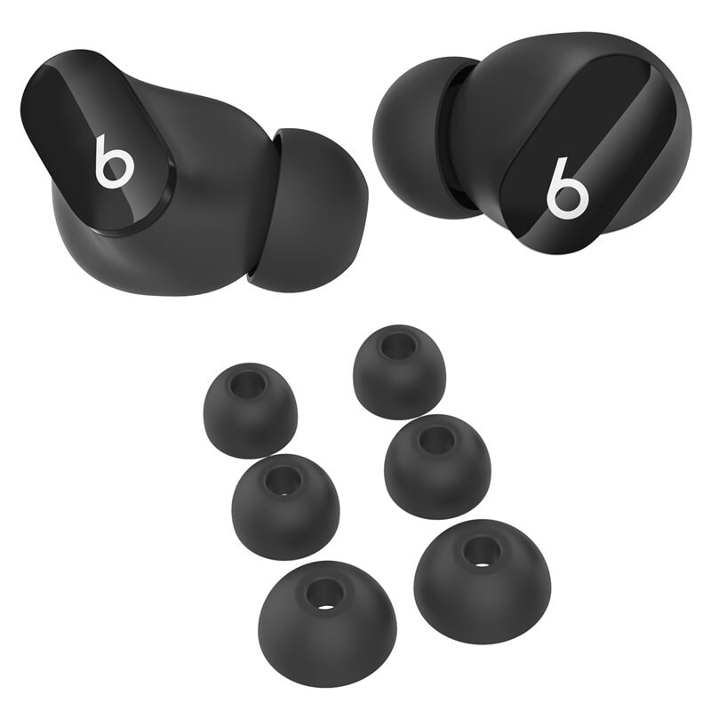 Ahastyle Ear Tips (3-pack) Beats Studio Buds Plus Musta