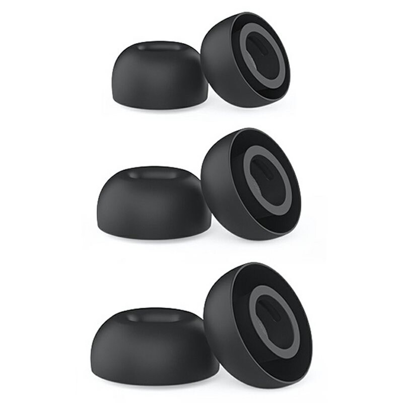 Ahastyle Ear Tips (3-pack) Apple AirPods Pro 3 Musta
