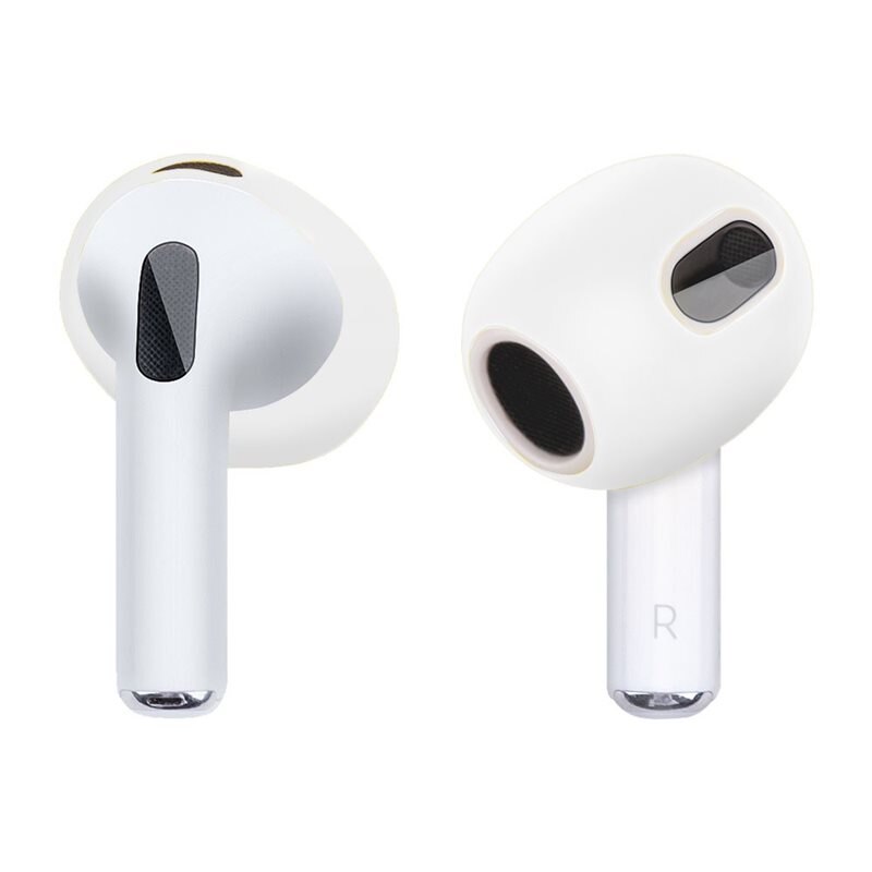 Earpads Silikoni Apple AirPods 3 valkoinen huurrettu
