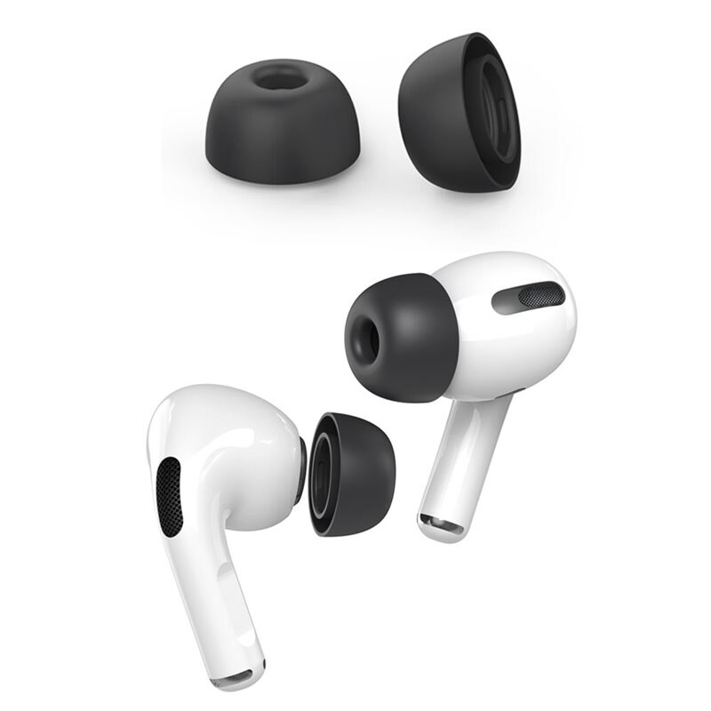 Ahastyle Ear Tips AirPods Pro 2 musta (Medium)