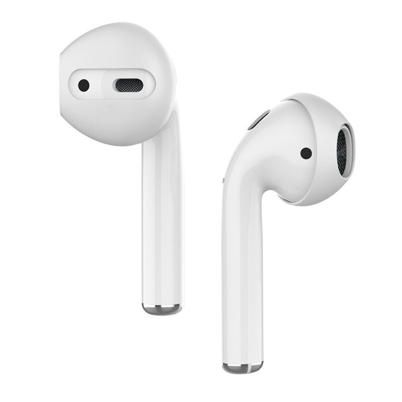 Ahastyle Earpads Silikoni (3-pack) Apple AirPods valkoinen
