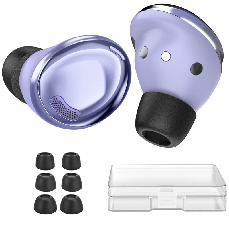 Ahastyle Memory Foam Ear Tips (3-pack) Samsung Galaxy Buds 2 Pro musta