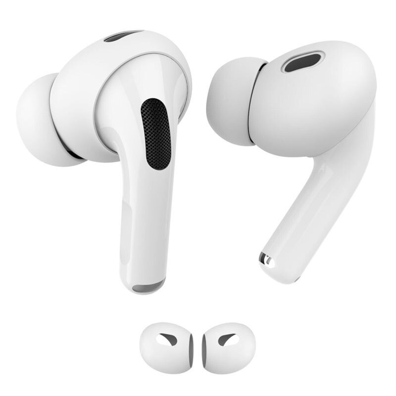 Ahastyle Earpads Silikoni Apple AirPods Pro 2 valkoinen