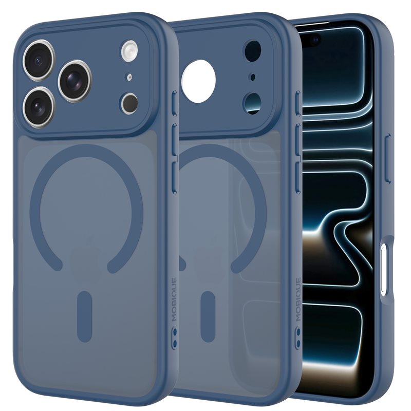 Mobique Magnetic Hybrid Kuori iPhone 17 Pro Max Dark Blue