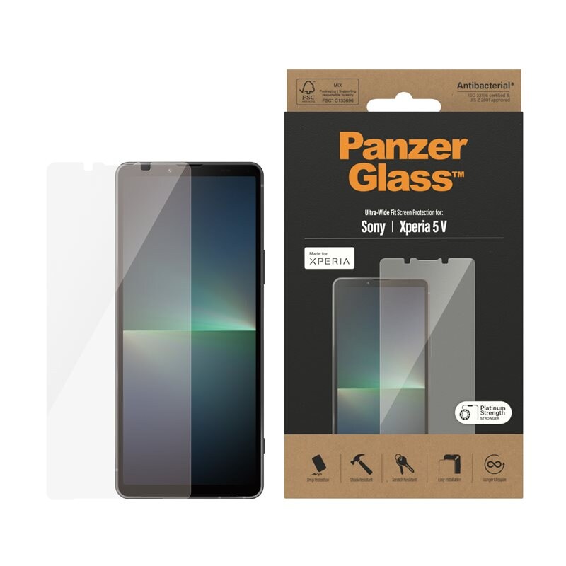 PanzerGlass Sony Xperia 5 V Screen Protector Ultra Wide Fit
