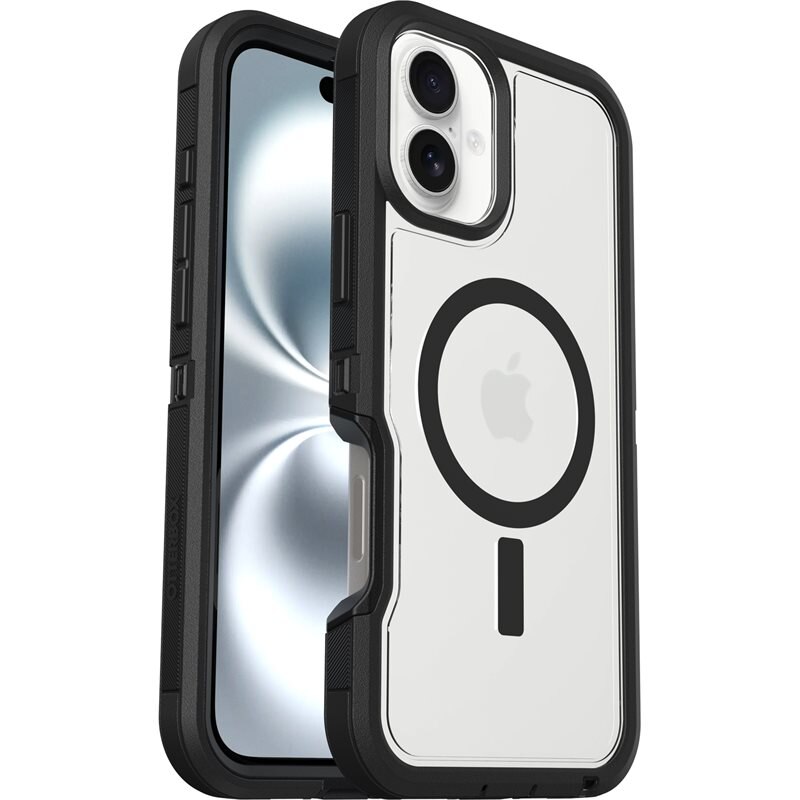 Otterbox Defender XT Kuori iPhone 16 Plus Musta/läpinäkyvä