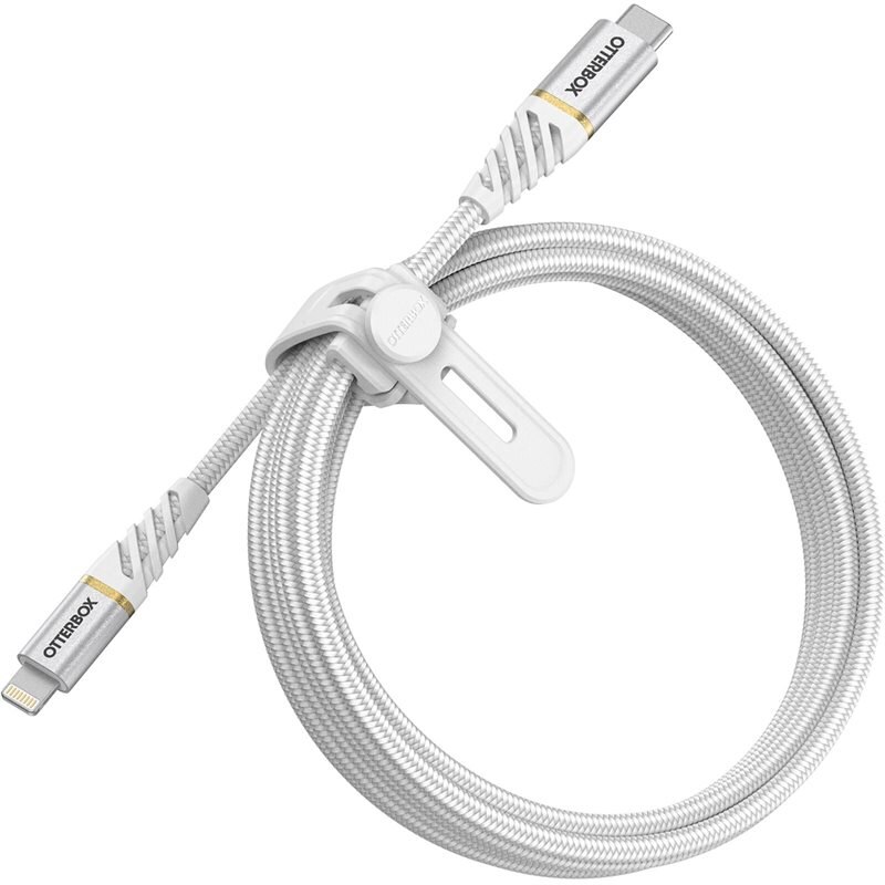 Otterbox USB-C -> Lightning Kaapeli 2m Premium Fast Charge valkoinen