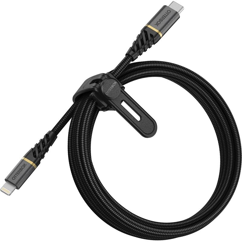 Otterbox USB-C -> Lightning Kaapeli 1m Premium Fast Charge musta