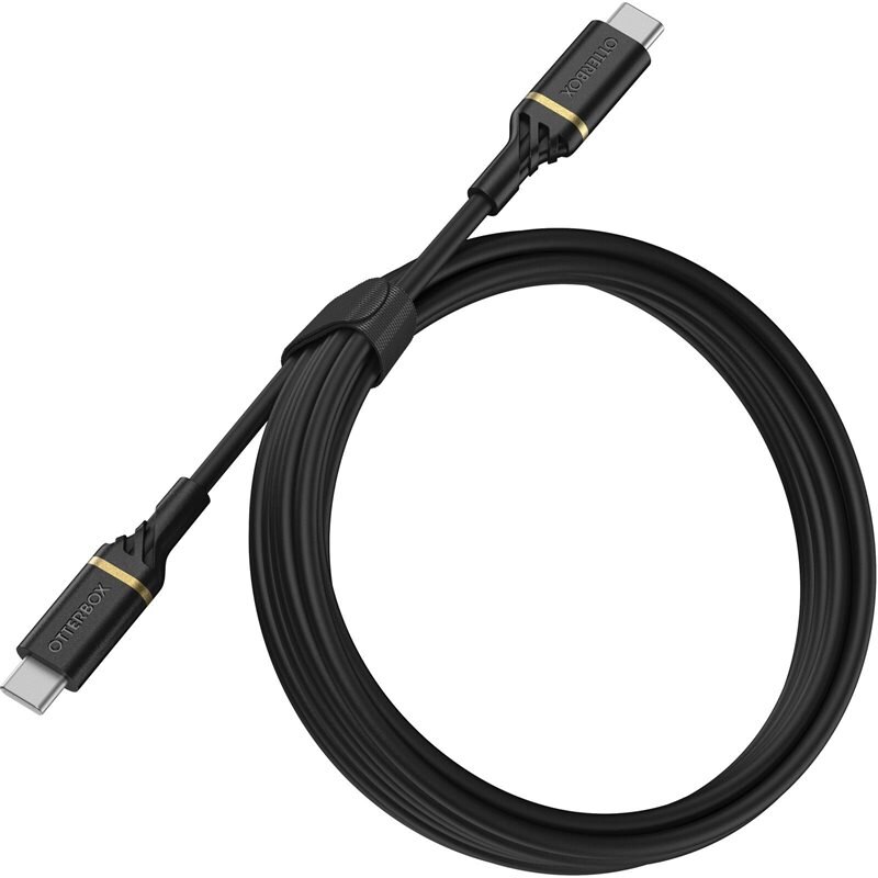 Otterbox USB-C -> USB-C Kaapeli 2m Fast Charge musta