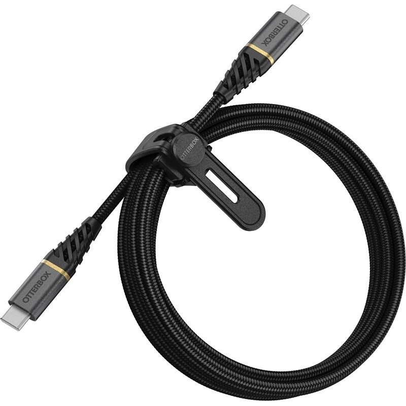 Otterbox USB-C -> USB-C Kaapeli 1m Premium Fast Charge musta
