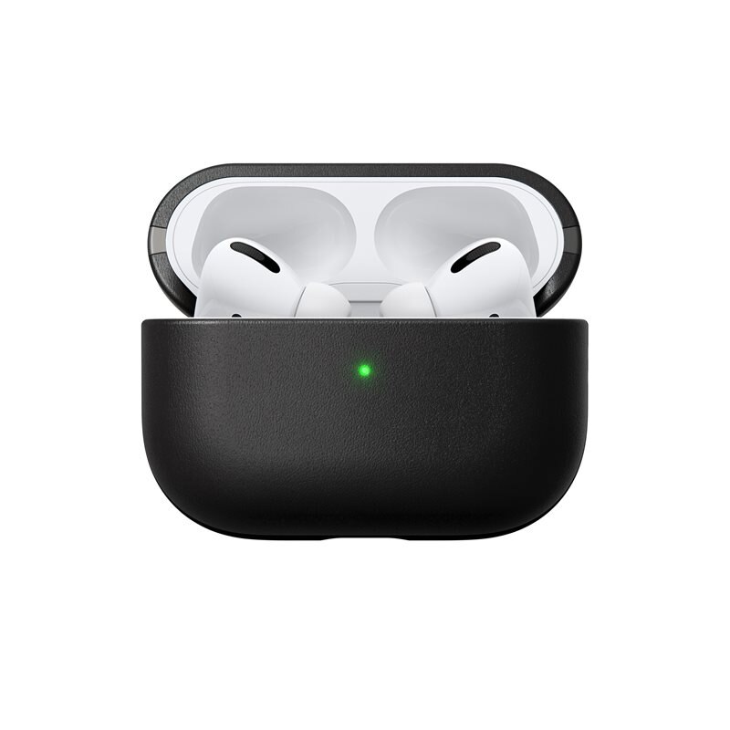 Nomad AirPods Pro 2 Modern Case Horween Leather Black - Suojakuori aidosta nahasta