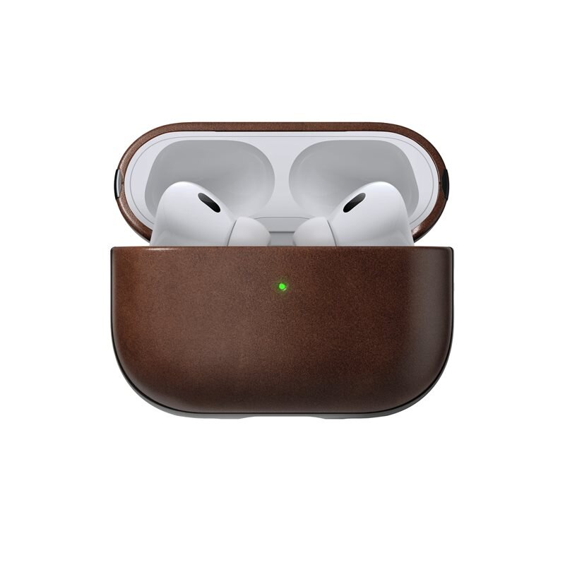 Nomad AirPods Pro 2 Modern Case Horween Leather Rustic Brown - Suojakuori aidosta nahasta