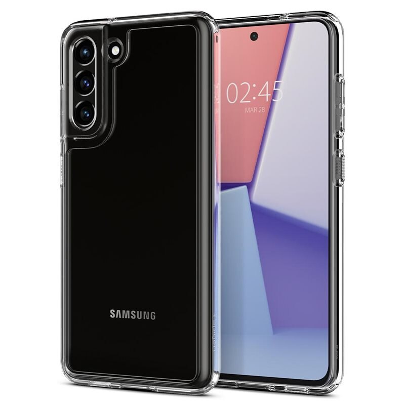Spigen Galaxy S21 FE Case Ultra Hybrid Crystal Clear - Puhelimen kuoret
