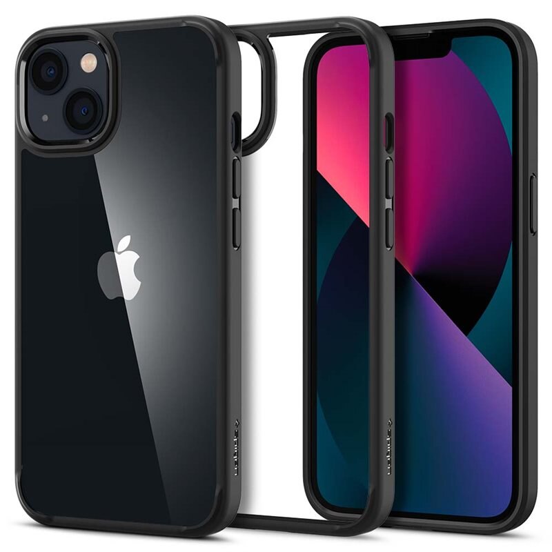 Spigen iPhone 13 Mini Case Ultra Hybrid Matte Black - Puhelimen kuoret