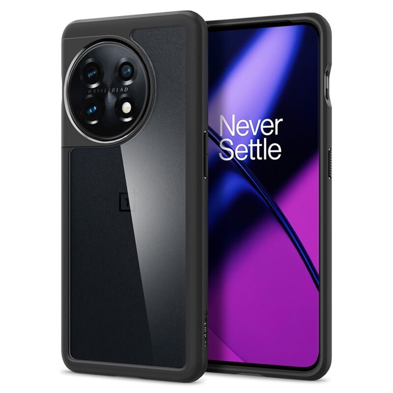 Spigen OnePlus 11 Case Ultra Hybrid Matte Black - Puhelimen kuoret