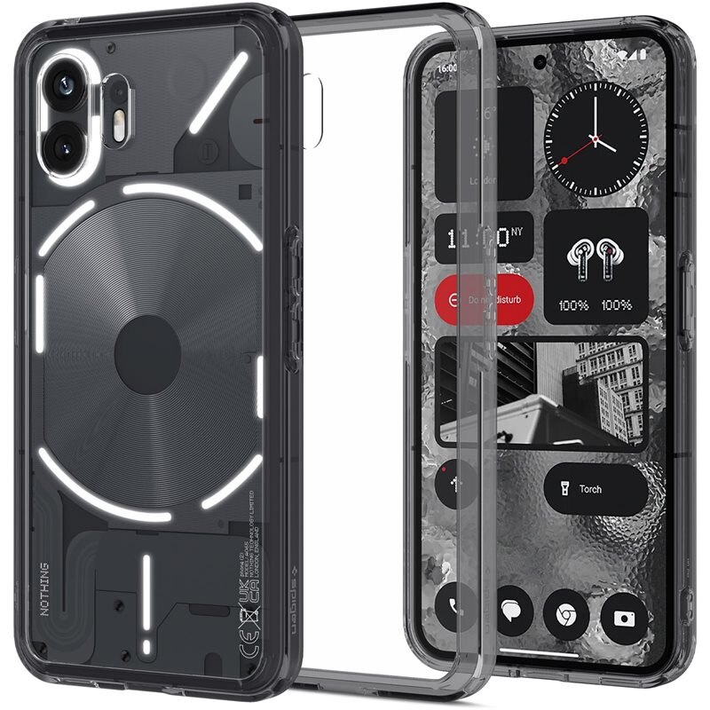 Spigen Nothing Phone 2 Case Ultra Hybrid Space Crystal - Puhelimen kuoret