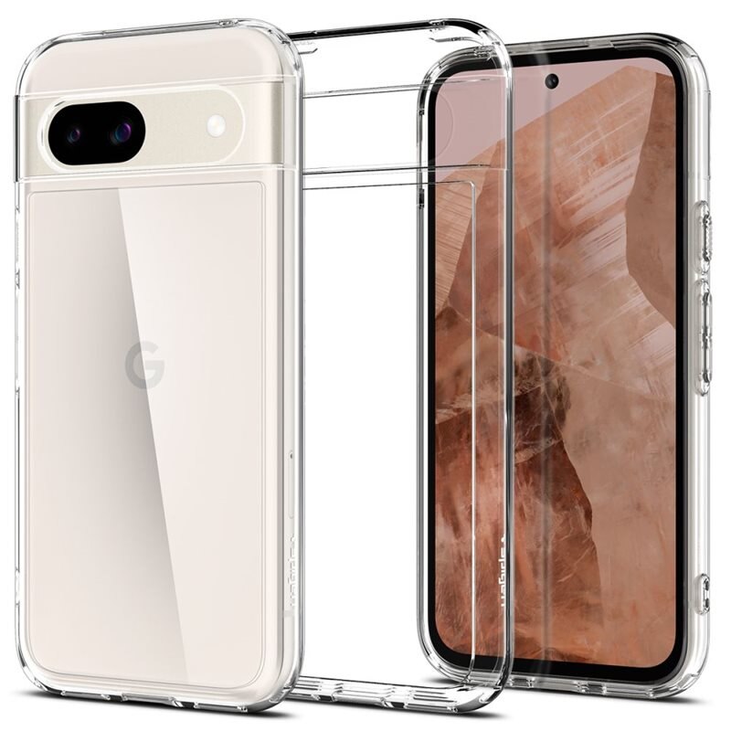 Spigen Google Pixel 8a Case Ultra Hybrid Crystal Clear - Puhelimen kuoret