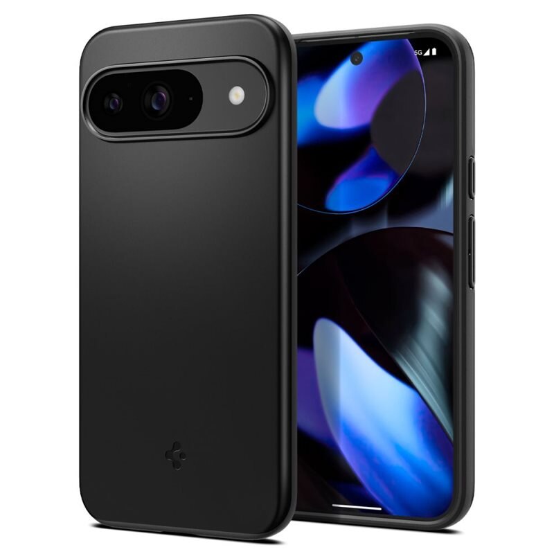 Spigen Google Pixel 9 Pro Case Thin Fit Black - Puhelimen kuoret
