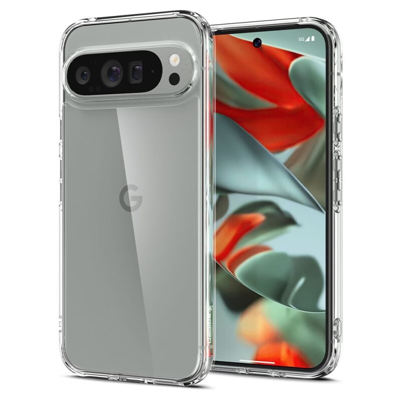 Spigen Google Pixel 9 Pro XL Case Ultra Hybrid Crystal Clear - Puhelimen kuoret